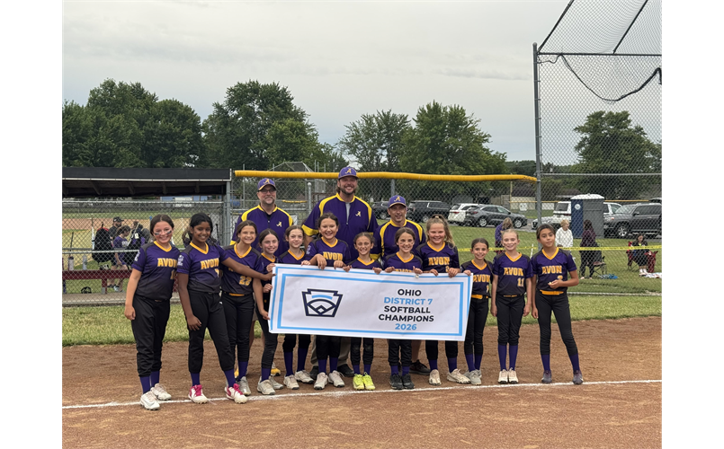 10u Softball All Stars - District Champions