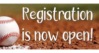Spring Baseball and Softball Registration is now Open!